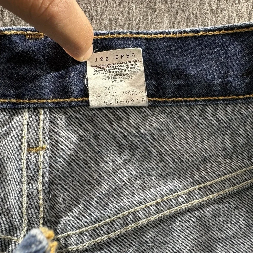 Levi's 505 Jeans Straight Mens 31x34 (30x34) Med Wash Blue Made in USA